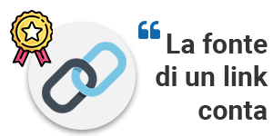 La fonte di un link conta